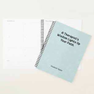 Weisheit des Therapeuten erhellt Ihren Heilungsweg Planer