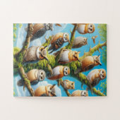 Weisheit des Wald-Owl-Puzzles Puzzle (Horizontal)