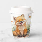 Weisheit des Waldes - Party für Kinder verfügbar Pappbecher (Rückseite)