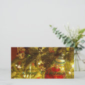 Weisheit für den Weihnachtsfeiertag Feiertagskarte (Stehend Vorderseite)