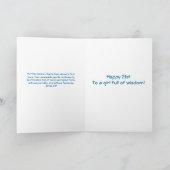 Weisheit Geburtstagskarte Karte (Innenseite)