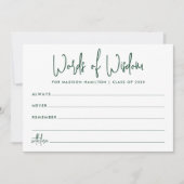 Weisheit - Grüne Abschlüsse - Ratgeber (Vorderseite)