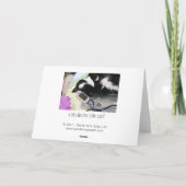 Weisheit heißt Sie herzlich willkommen Karte (Rückseite)