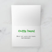 Weisheit heißt Sie herzlich willkommen Karte (Innenseite)