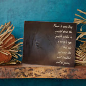 Weisheit im Auge eines Pferdes Fotoplatte (Seite)