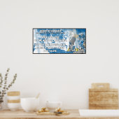 Weisheit im Gebet Poster (Küche)