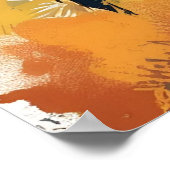 Weisheit in Farbe - Traditionelle Afro-Frau Poster (Ecke)