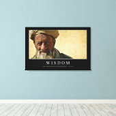 Weisheit: Inspiration Zitat 2 Leinwanddruck (Insitu (Holzboden))