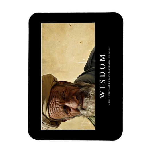 Weisheit: Inspiration Zitat 2 Magnet (Vertikal)