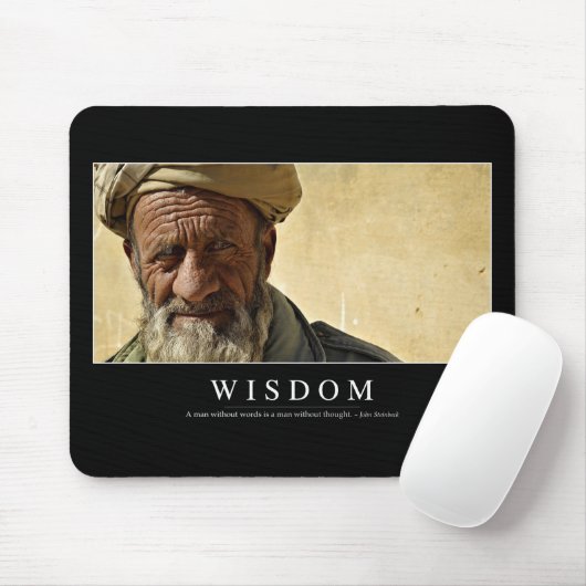 Weisheit: Inspiration Zitat 2 Mousepad (Mit Mouse)