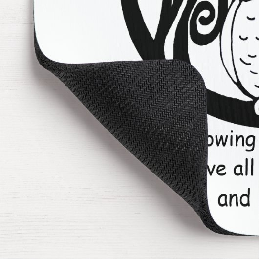 Weisheit ist mousepad (Ecke)