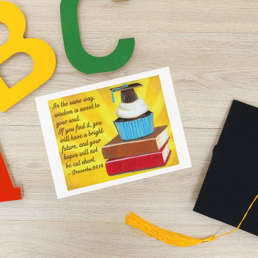 Weisheit ist Sweet Back to School Off to Uni Card Karte