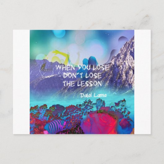 Weisheit kann alles tun postkarte (Vorderseite)