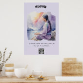 Weisheit Positive Bejahung Poster (Küche)