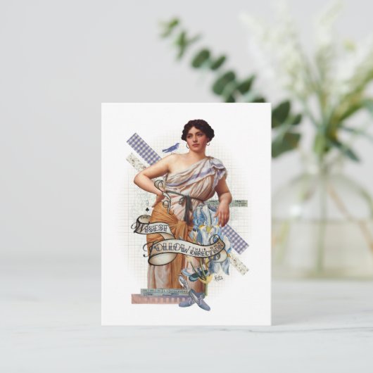 Weisheit Postkarte (Stehend Vorderseite)