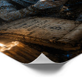 Weisheit / Runenbewahrer / Antike Bibliothek Poster (Ecke)