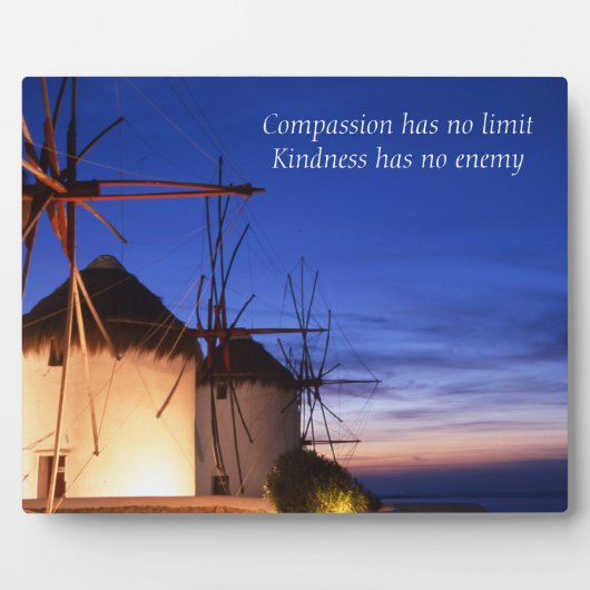 Weisheit Tabletop Plaque mit Easel Fotoplatte (Vorderseite)