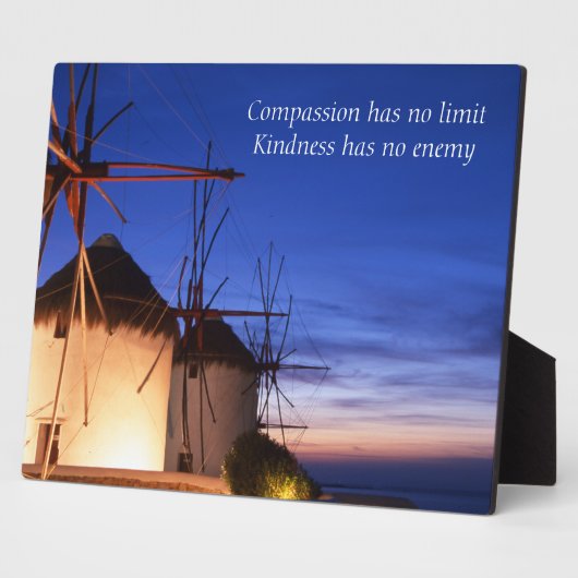 Weisheit Tabletop Plaque mit Easel Fotoplatte (Seite)