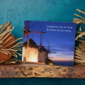 Weisheit Tabletop Plaque mit Easel Fotoplatte (Seite)