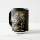 Weisheit-Tasse Tasse (Vorderseite Links)