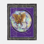 Weisheit von einem Pegasus Fleecedecke (Vorderseite)