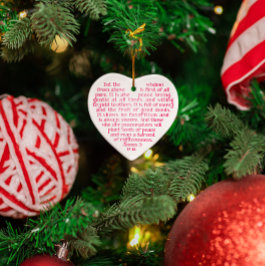 Weisheit von oben Personalisierten Ornamenten Keramik Ornament