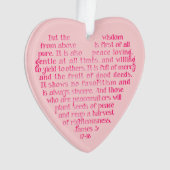 Weisheit von oben Personalisierter Schrift Ornament (Vorderseite)