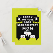 Weisheit Zehnenextraktion wird gut Karte (Vorderseite/Rückseite Beispiel)