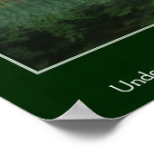 Weisheit Zitatkatzen in Teich Inspiration Poster (Ecke)