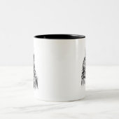Weisheit Zweifarbige Tasse (Mittel)