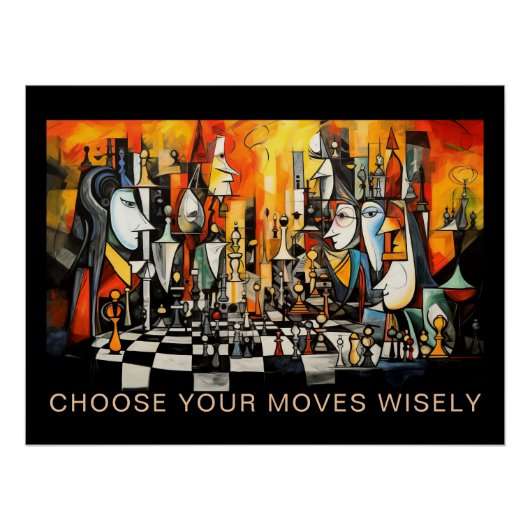 Weisheiten Schach Poster (Vorderseite)