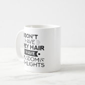 Weisheits-Highlights Kaffeetasse (Vorderseite Links)