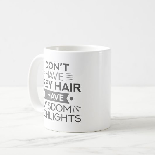 Weisheits-Highlights Kaffeetasse (Vorderseite Links)