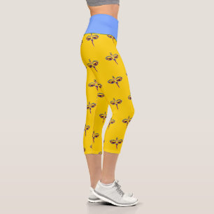 Weisheitsaugen des Buddha - Bodhnath Tempel Augen Capri Leggings