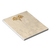 Weisheitsaugen Gold Notizblock (angewinkelt)