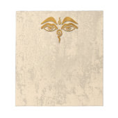Weisheitsaugen Gold Notizblock (Vorderseite)
