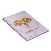 Weisheitsaugen Gold Notizblock (Rechte Seite)