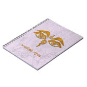 Weisheitsaugen Gold Notizblock (Linke Seite)