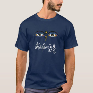 Weisheitsaugen | Om Mani Padme Hum Buddha Buddhist T-Shirt