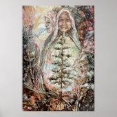 Weisheitshalter drucken poster (Vorne)