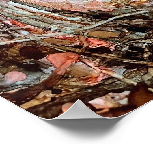 Weisheitshalter drucken poster (Ecke)