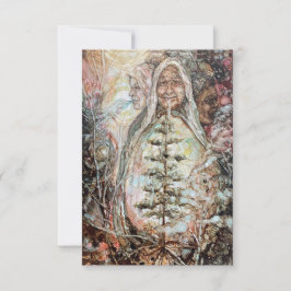 Weisheitshalter-Karte Dankeskarte