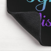 Weisheitspräventionsbewusstseinsdesign entzünden mousepad (Ecke)