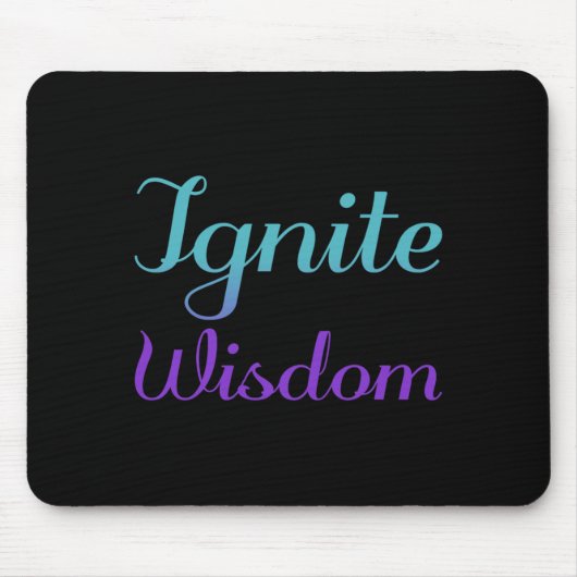 Weisheitspräventionsbewusstseinsdesign entzünden mousepad (Vorne)