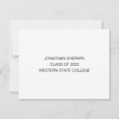 Weisheitsratgeber für den Abschluss des Absolvente (Rückseite)