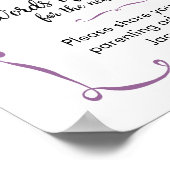 Weisheitsratgeber für die Unterschrift der Junge M Poster (Ecke)