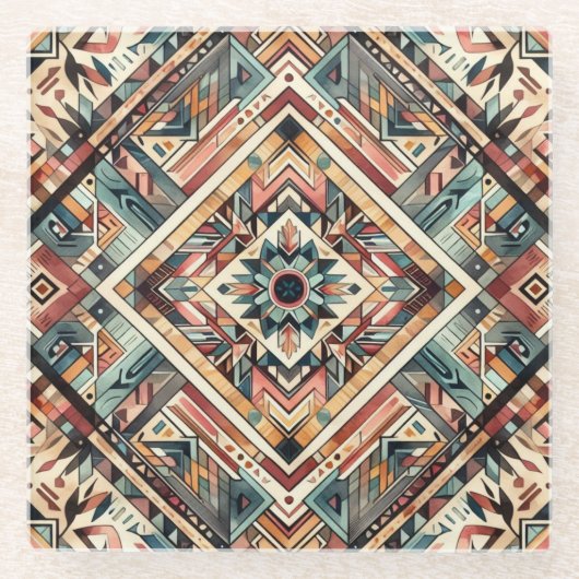 Weisheitssuche Glasuntersetzer (Vorderseite)