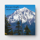 Weisheitstabletts Plaque mit Easel Fotoplatte (Vorderseite)