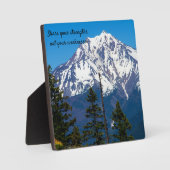 Weisheitstabletts Plaque mit Easel Fotoplatte (Vorderseite)