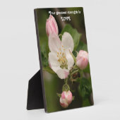 Weisheitstabletts Plaque mit Easel Fotoplatte (Seite)